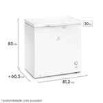 Freezer-Horizontal-Electrolux-199-Litros-Branco-HE200---127-Volts