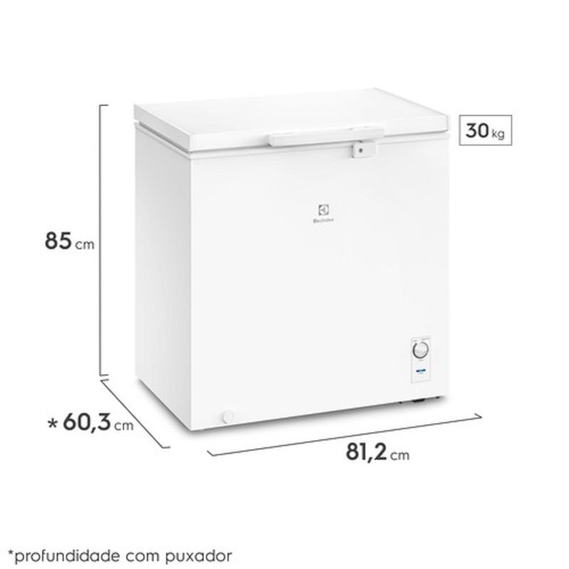 Freezer-Horizontal-Electrolux-199-Litros-Branco-HE200---127-Volts