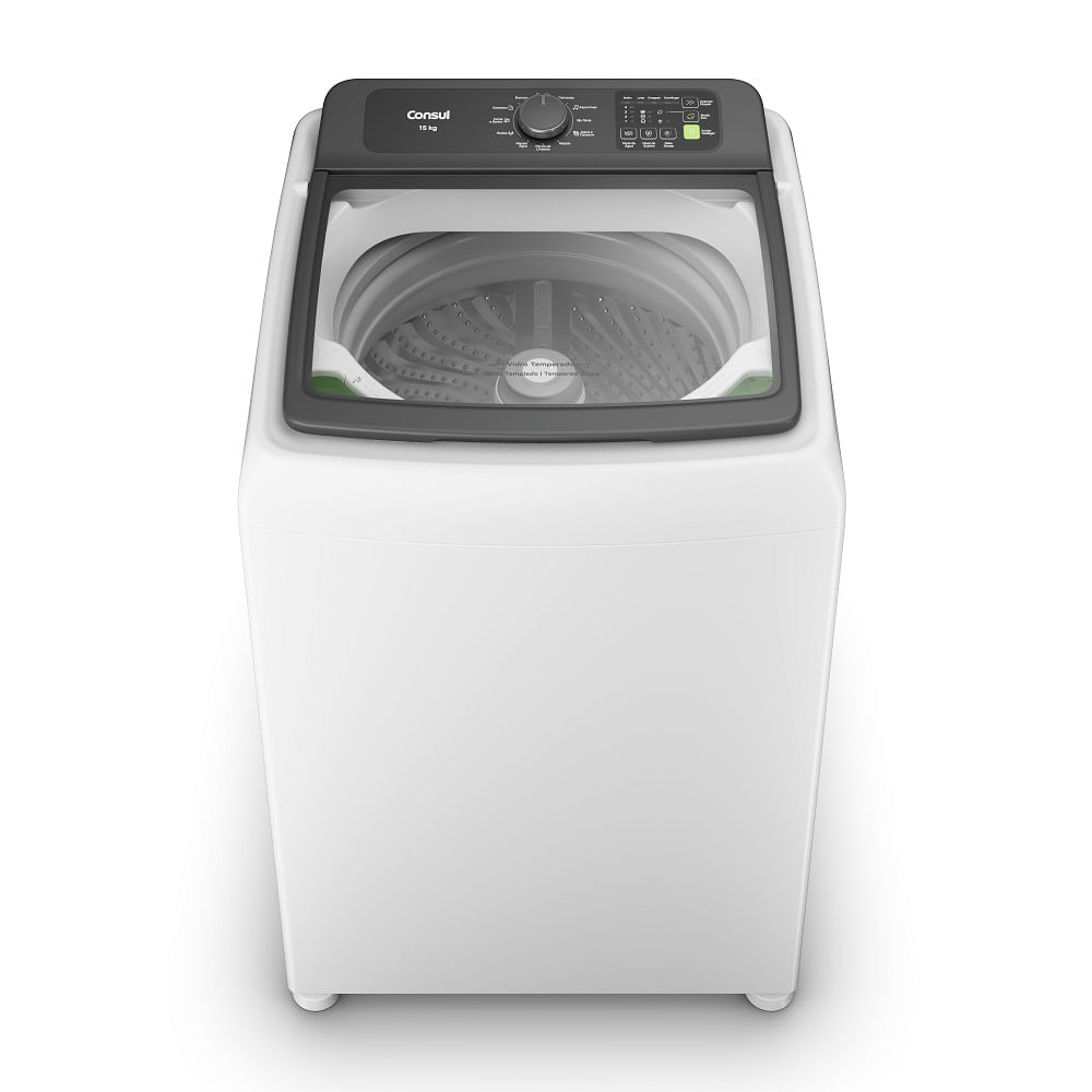 Máquina de Lavar Consul 15Kg com Modo Eco Branca CWN15ABANA – 127 Volts Menor preço em Máquina de Lavar Consul 15Kg com Modo Eco Branca CWN15ABANA – 127 Volts