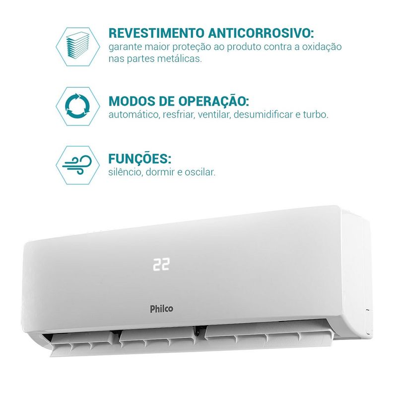 Ar-Condicionado-Split-Philco-9000Btus-Frio-220V