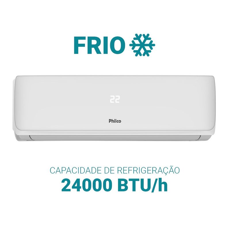 Ar-Condicionado-Split-24000Btus-Hi-Wall-Philco-Frio-220V