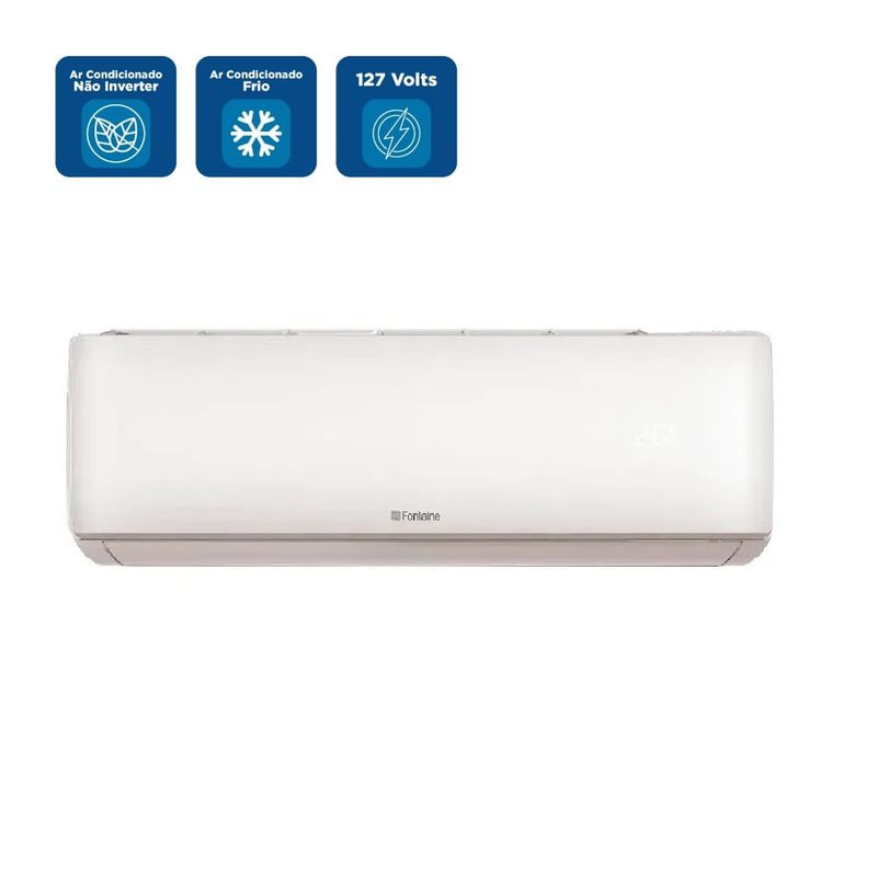 ArCondicionadoSplitHiWallFontaine9000BTUhOnOffFrioMonofasicoTopFOFT09R4CON01–127volts