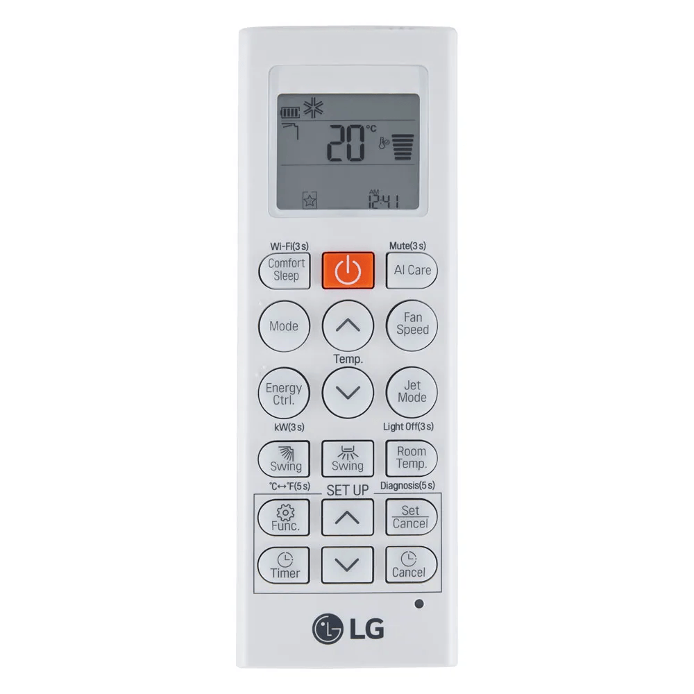 Controle-remoto-do-Ar-Condicionado-Bi-Split-Dual-Inverter-LG-9000-BTUs--IA-Frio-220V-S32Q16SA181