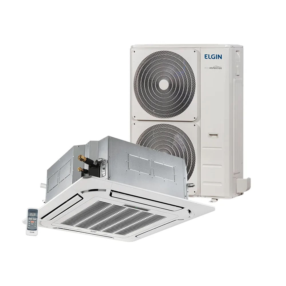 Ar Condicionado Split Cassete 48000 Btu Frio - Inverter - Elgin - 220v - Kvfi48b2nb