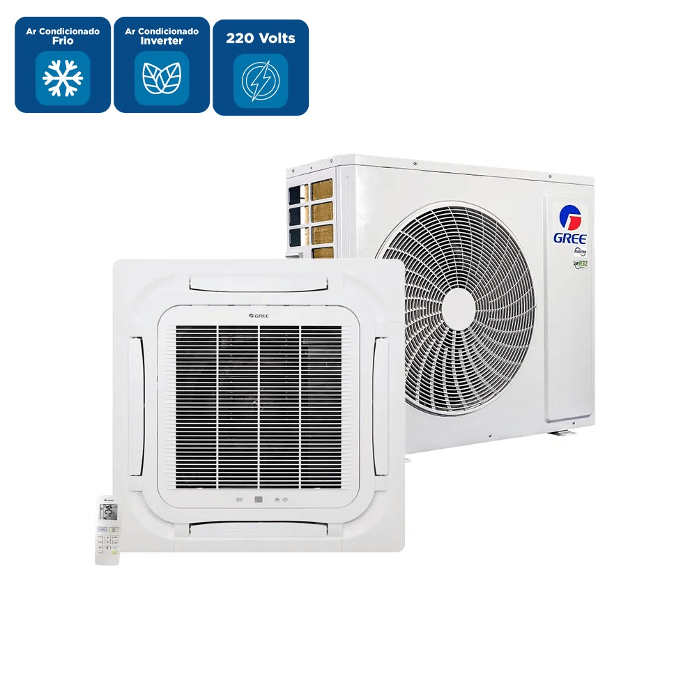 Ar-Condicionado-Split-Inverter-Cassete-Gree-G-Prime-Compact-36.000-BTUs-Frio-220V-GULD36T1-A-S