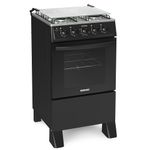 Fogão Itatiaia 4 Bocas Star Clean New Preto-1729534578052