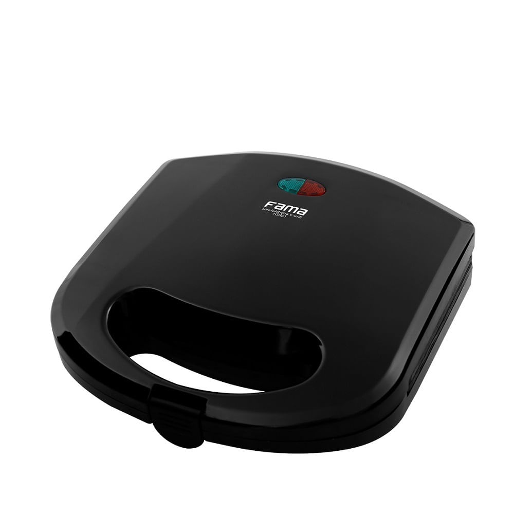 Sanduicheira e Grill Fama Antiaderente Preta FGR01 – 127 Volts