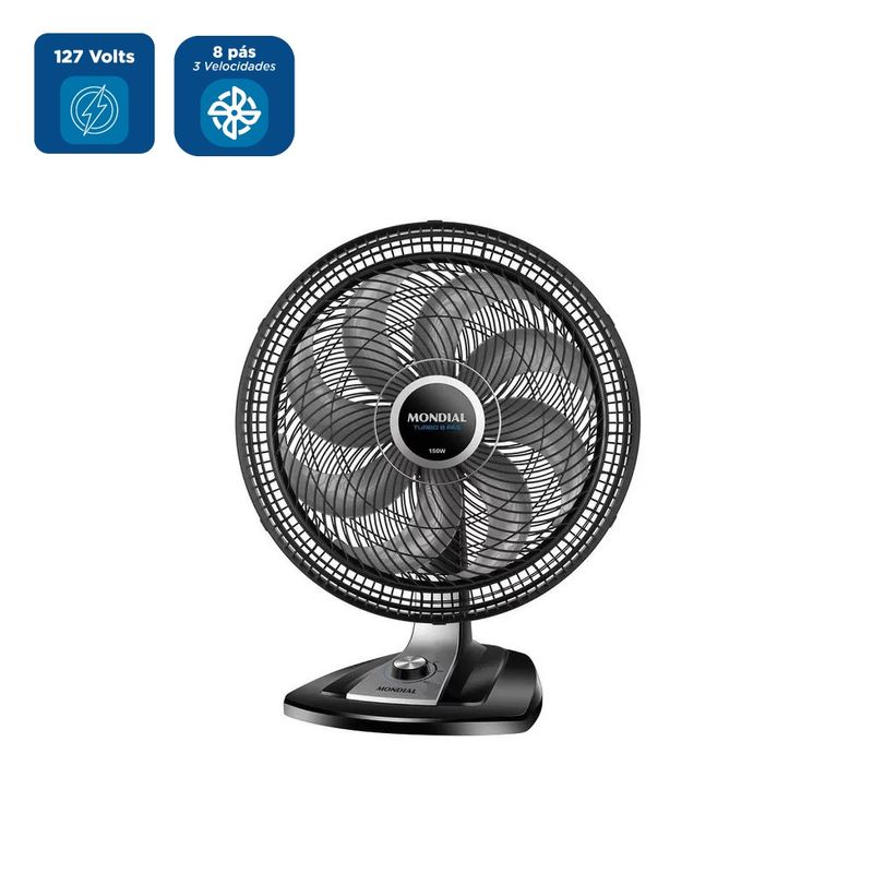 Ventilador-de-Mesa-40cm-Mondial-VTX408P-Preto-–-127-Volts