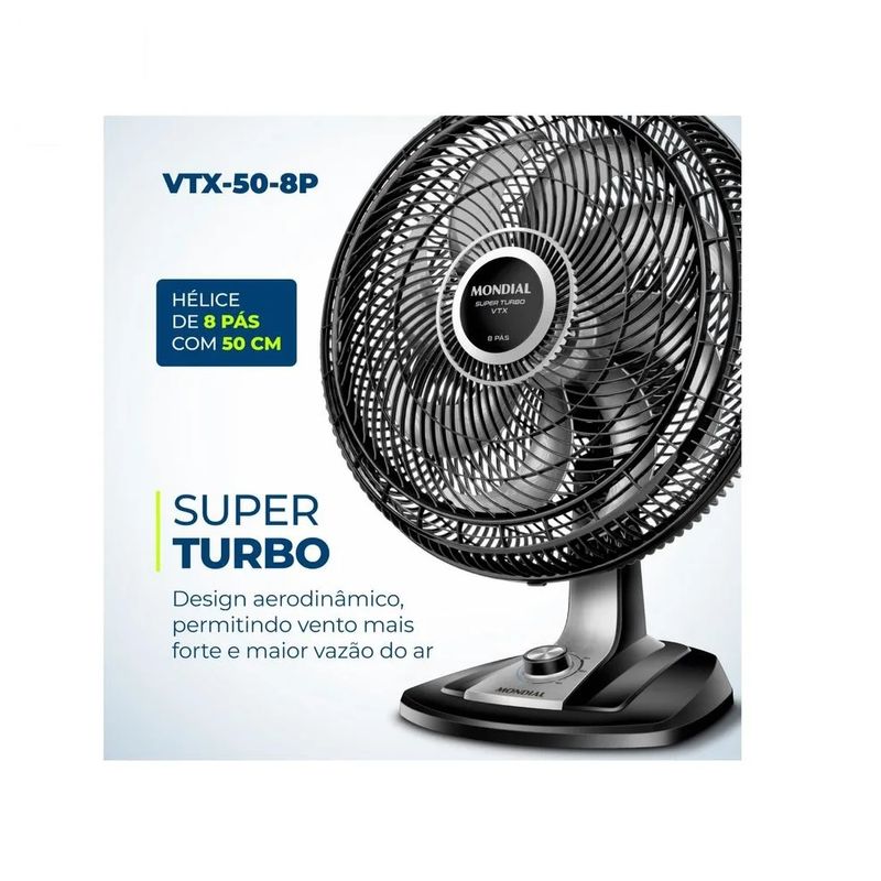 Ventilador-de-Mesa-50cm-Mondial-VTX508P-Preto-–-220-Volts