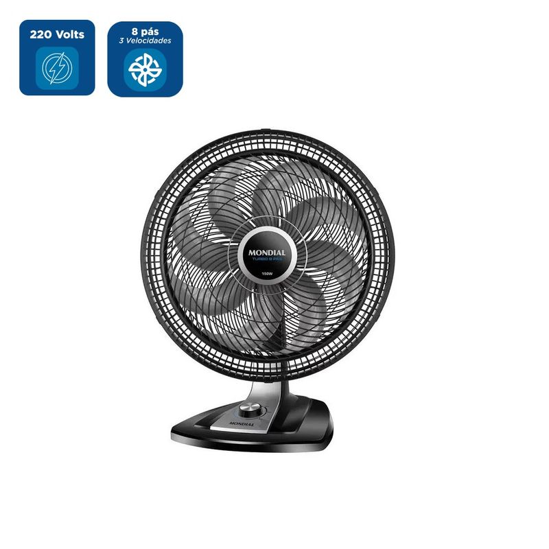 Ventilador-de-Mesa-40cm-Mondial-VTX408P-Preto-–-220-Volts