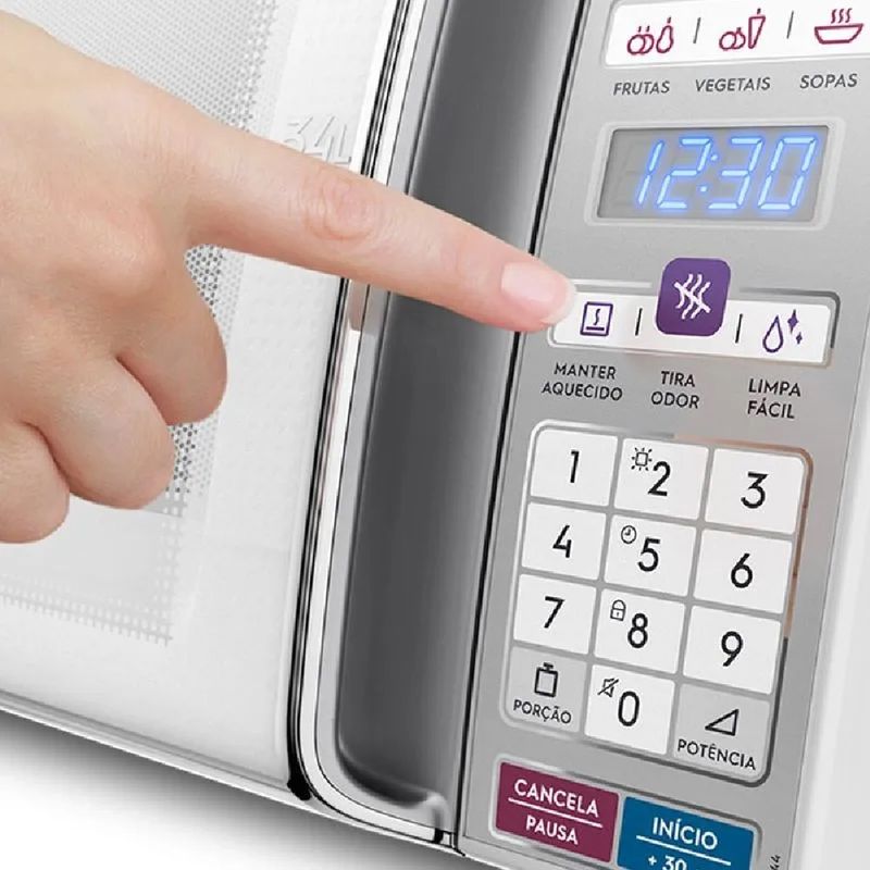 Micro-ondas Electrolux 34 Litros Função Tira Odor e Manter Aquecido Branco MEO44 - 4.jpg