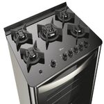 Fogão de Piso Fischer 5 Bocas TC Gran Chef com Grill Preto e Inox  220 Volts - 3.jpg
