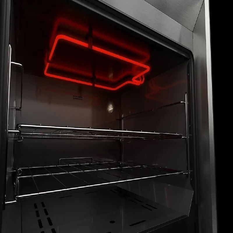Fogão de Piso Fischer 5 Bocas TC Gran Chef com Grill Preto e Inox  220 Volts - 5.jpg