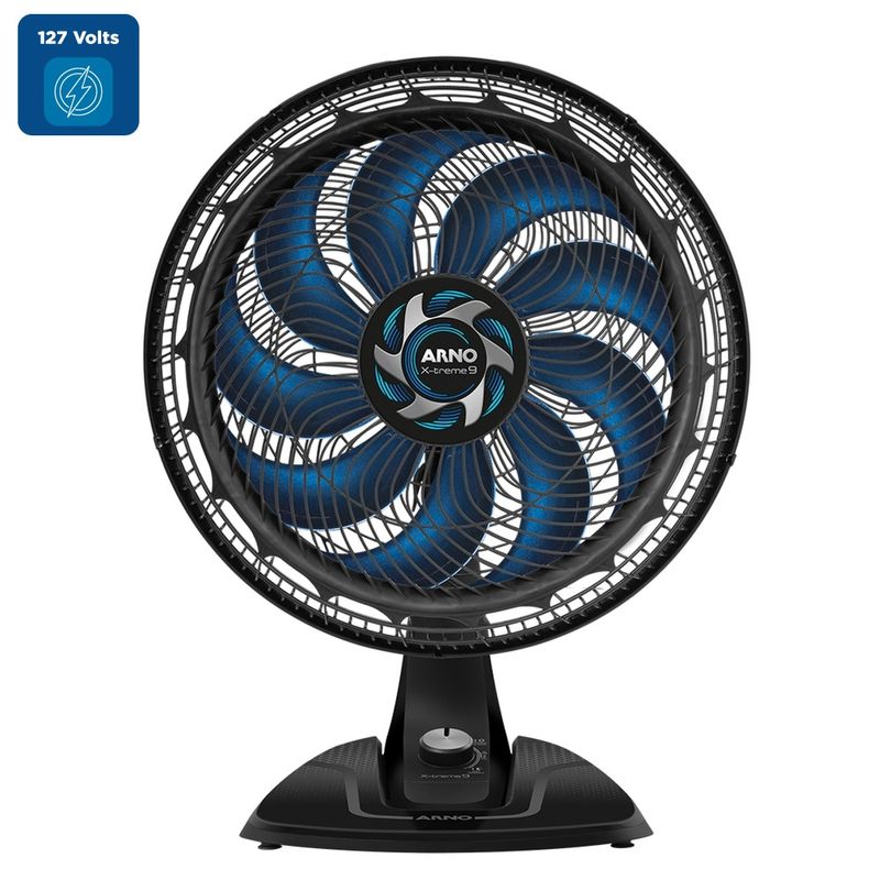Ventilador-de-Mesa-40cm-Arno-X-Treme-9-VE90-Preto-127-Volts