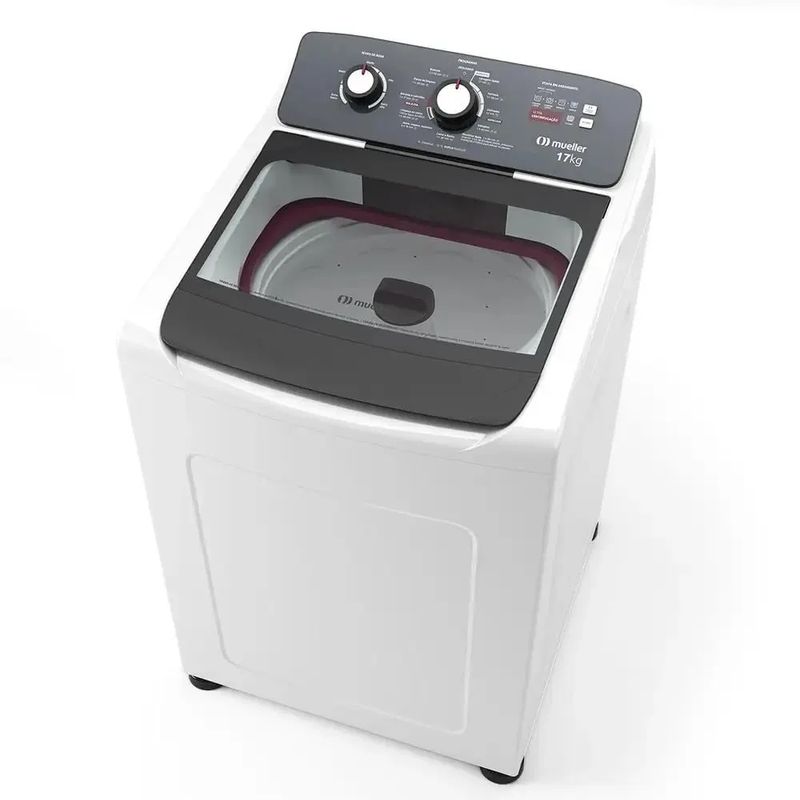 Lavadora de Roupa Automática Mueller 17Kg com Ultracentrifugação e Ciclo Rápido Branca MLA17 127 Volts - 3.jpg
