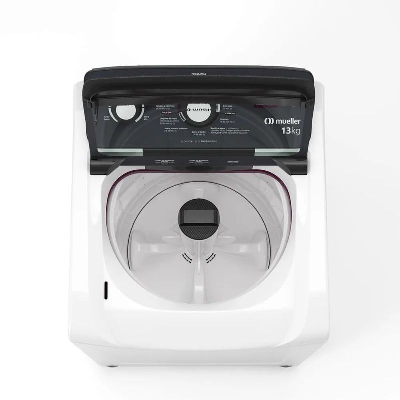 Lavadora de Roupas Automática Mueller 13Kg Ultracentrifugação e Ciclo Rápido Branca MLA13 220 Volts - 5.jpg