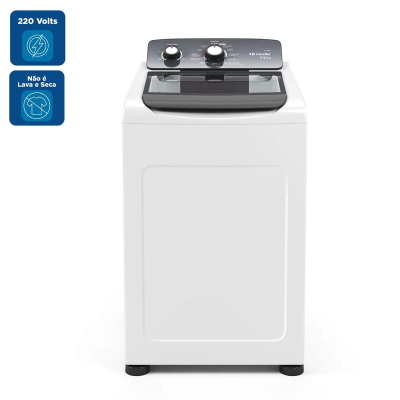 Lavadora de Roupa Automática Mueller 11Kg Ciclo Rápido Branca MLA11 220 Volts.jpg