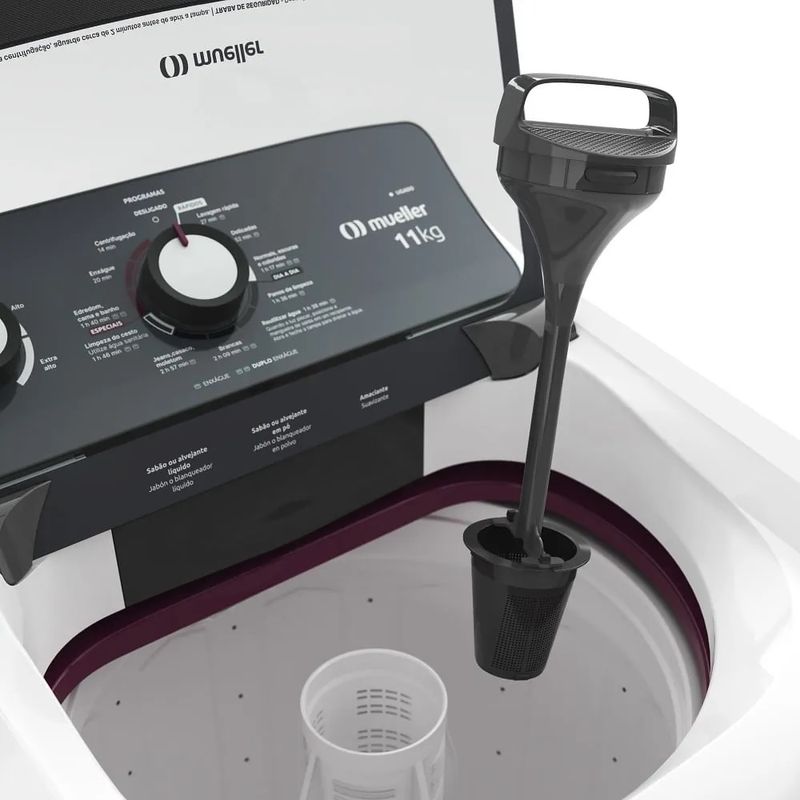 Lavadora de Roupa Automática Mueller 11Kg Ciclo Rápido Branca MLA11 220 Volts - 10.jpg