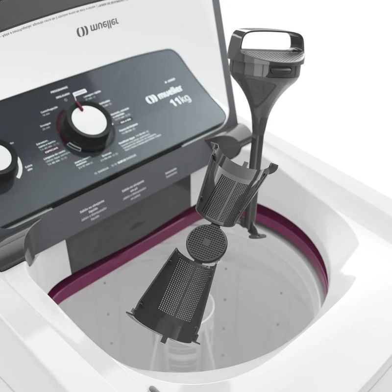 Lavadora de Roupa Automática Mueller 11Kg Ciclo Rápido Branca MLA11 220 Volts - 12.jpg