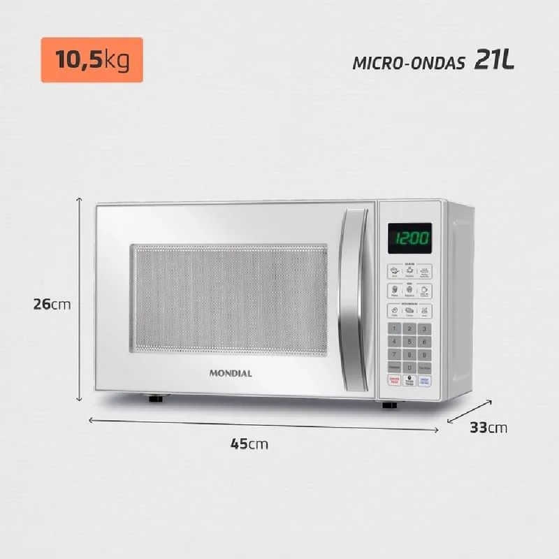 Micro-ondas Mondial 21 Litros Branco MO-01-21-W 127 Volts -6.jpg
