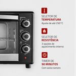 Forno Elétrico Mondial 42 Litros Family II Preto FR42 127 Volts - 4.jpg