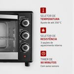 Forno Elétrico Mondial 42 Litros Family II Preto FR42 220 Volts - 3.jpg