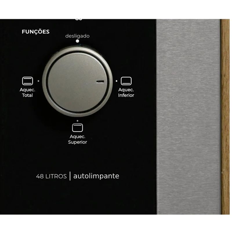 Forno de Elétrico de Embutir Fischer 48 Litros Fit Line Inox 220 Volts - 2.jpg