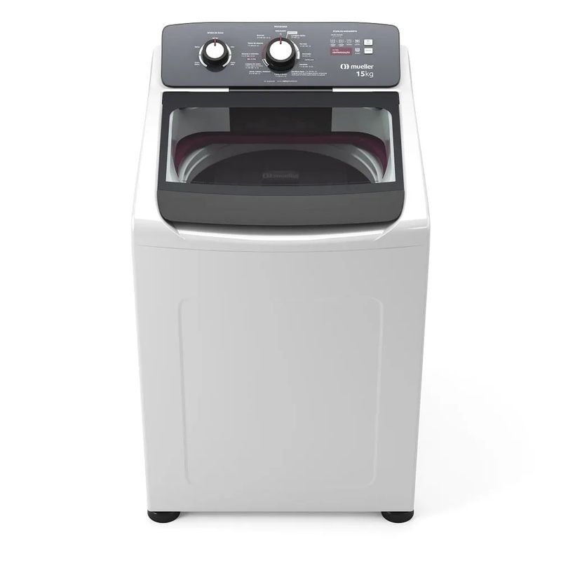 Lavadora de Roupa Automática Mueller 15Kg Ultracentrifugação e Ciclo Rápido Branca MLA15 220 Volts - 2.jpg