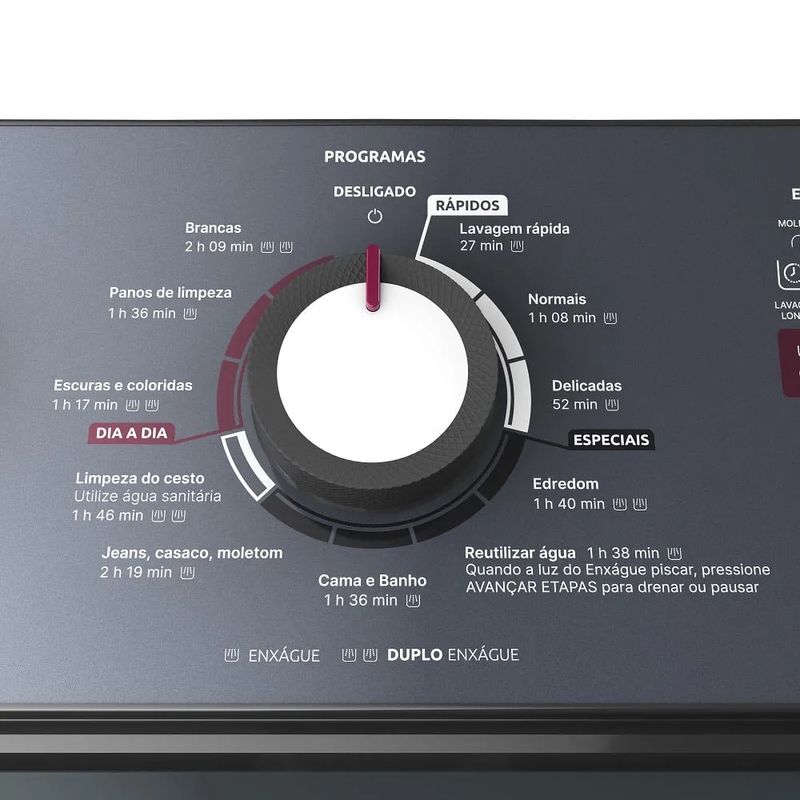 Lavadora de Roupa Automática Mueller 15Kg Ultracentrifugação e Ciclo Rápido Branca MLA15 220 Volts - 7.jpg