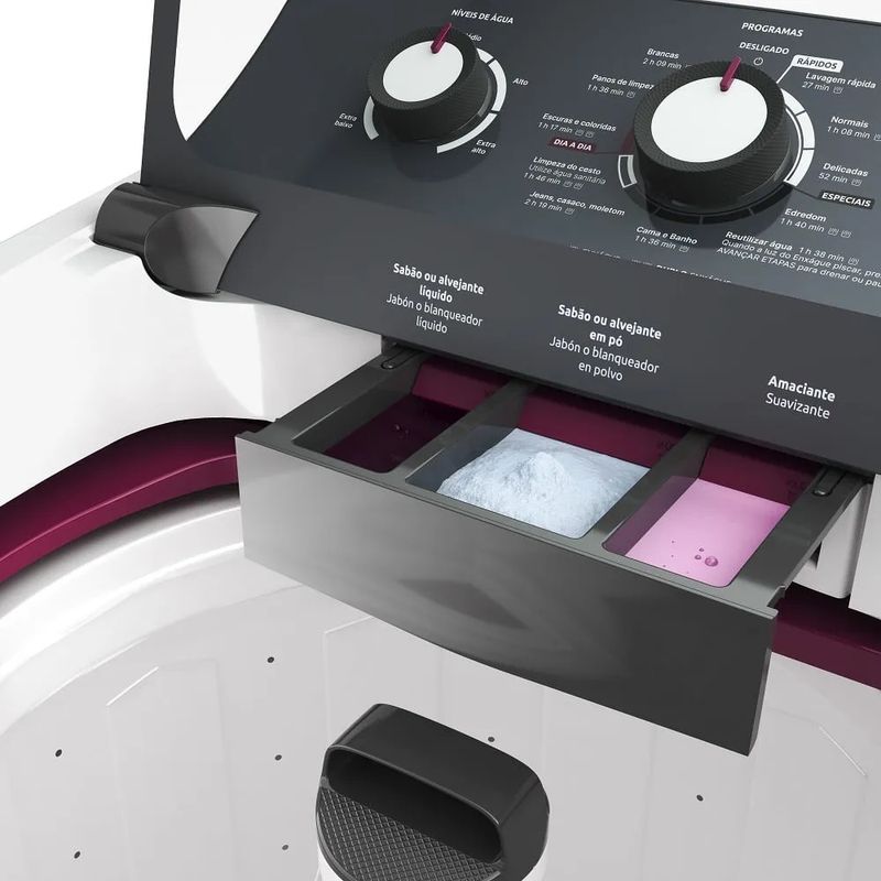 Lavadora de Roupa Automática Mueller 15Kg Ultracentrifugação e Ciclo Rápido Branca MLA15 220 Volts - 11.jpg