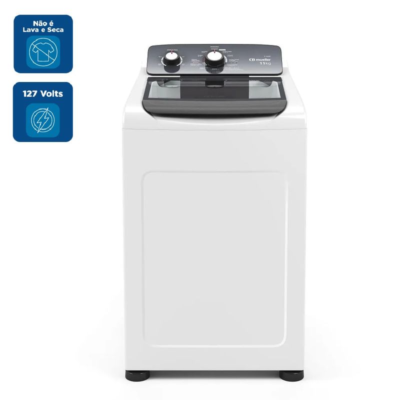 Lavadora de Roupas Automática Mueller 11Kg Ciclo Rápido Branca MLA11 127 Volts.jpg
