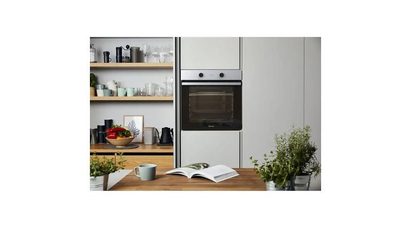 Forno Elétrico de Embutir Hisense 84 Litros Preto e Inox - 220