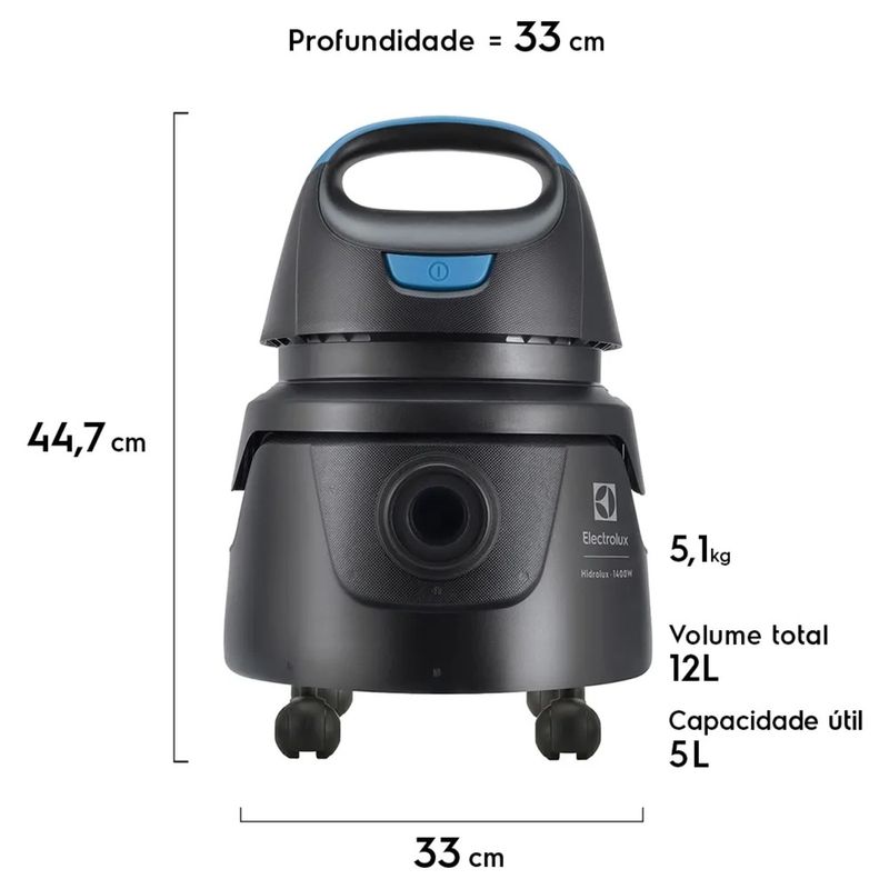 Aspirador de Água e Pó Electrolux Hidrolux AWD01 127 Volts - 5.jpg