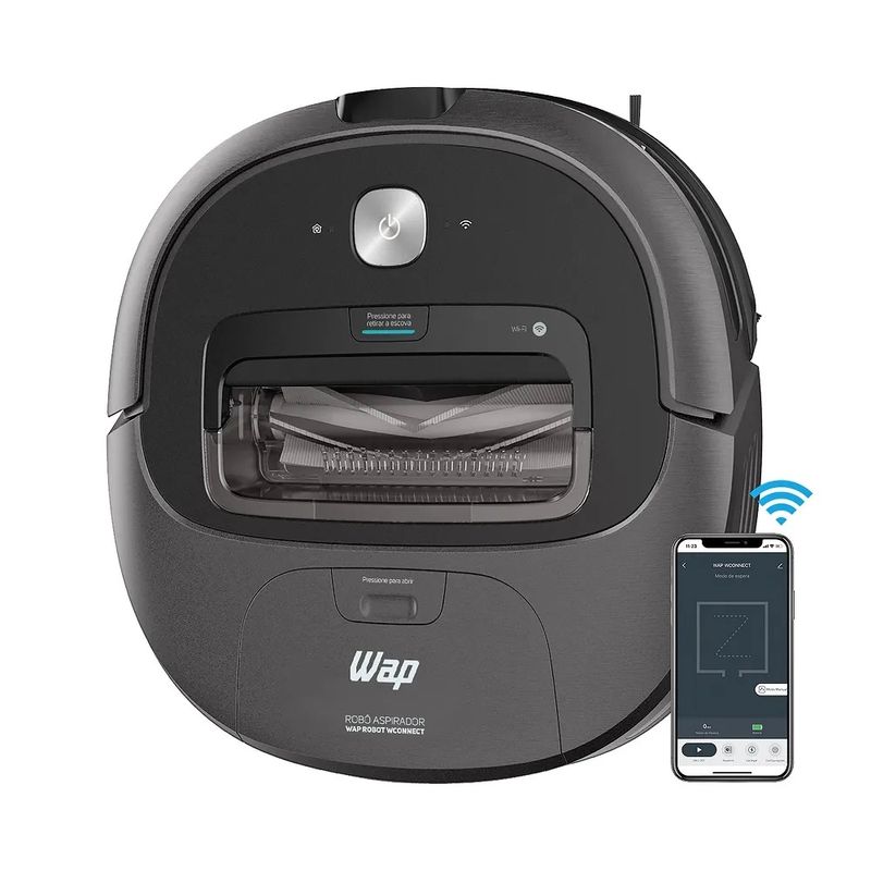 Robô Aspirador de Pó Wap WCONNECT Preto - Bivolt - 2.jpg