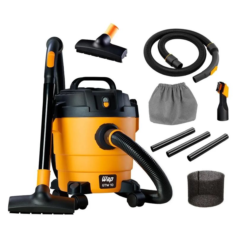 Aspirador de Pó e Água Wap 10 Litros Amarela GTW 10  220 Volts - 13.jpg