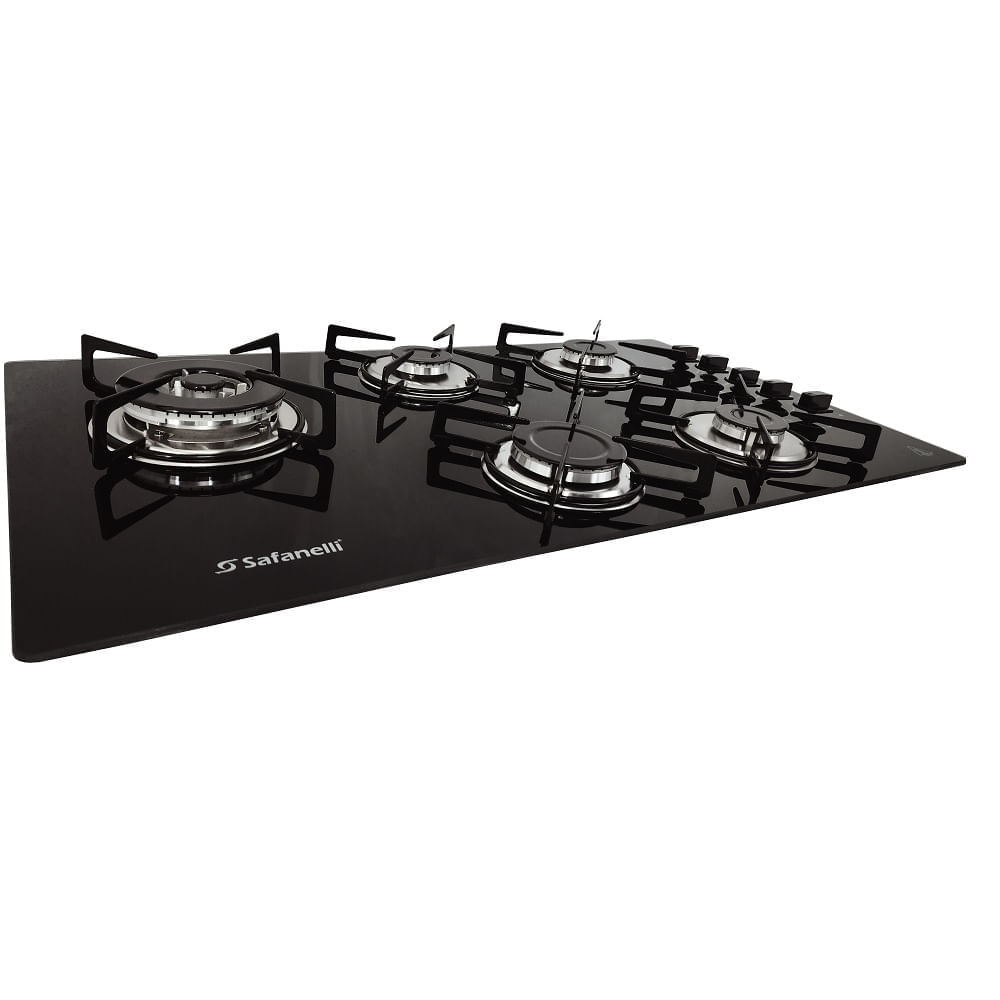 Cooktop-Safanelli-5-Bocas-Tripla-Chama-Prime-Preto-TRI510---Bivolt