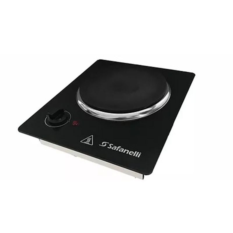 FogaoEletricoDeEmbutirGourmet1PlacaPretoFGE1127–127Volts