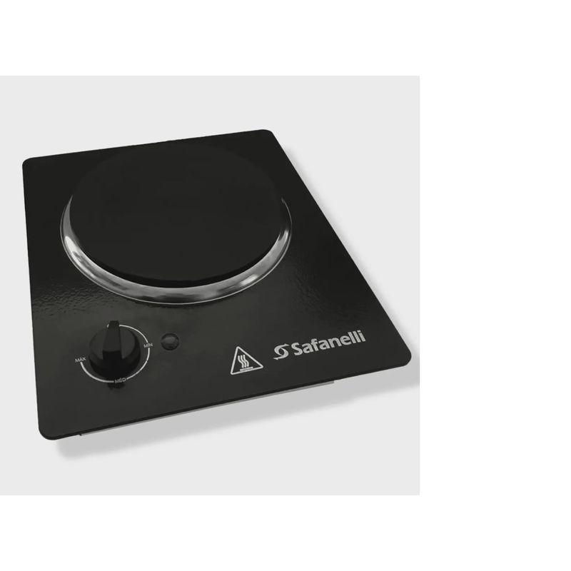 FogaoEletricoDeEmbutirGourmet1PlacaPretoFGE1127–127Volts