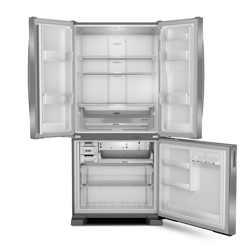 RefrigeradorBrastempFrostFreeFrenchDoor554LitrosInoxBRO85AK–127Volts
