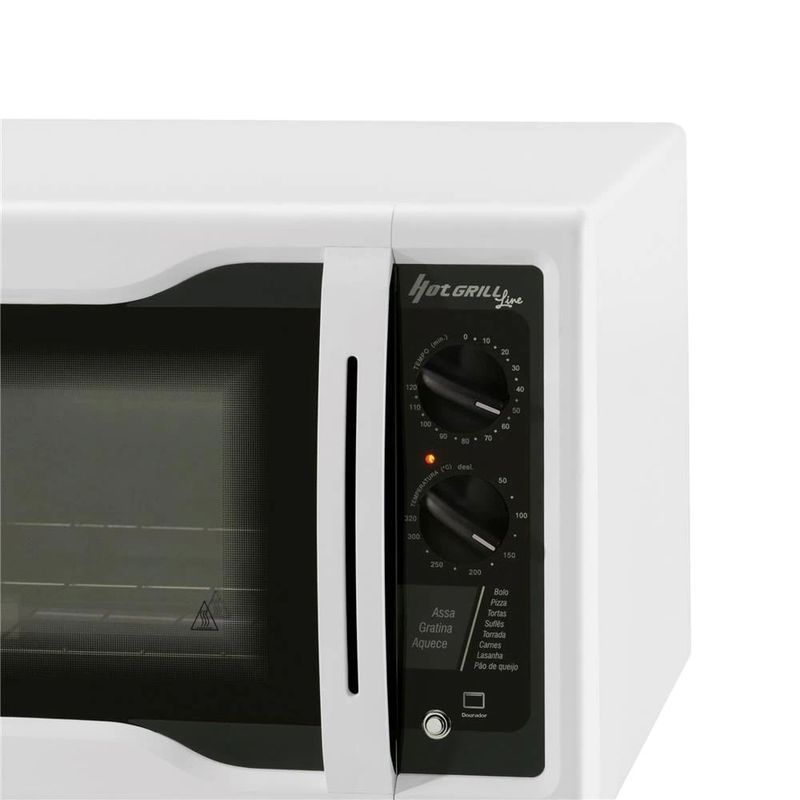 FornoEletricoFischer44LitrosHotGrillLineBranco220Volts