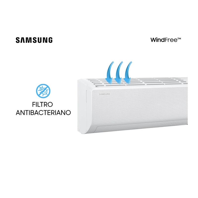 ArCondicionadoSplitInverterWindFree9000BTUhQuenteeFrioMonofasico–220Volts