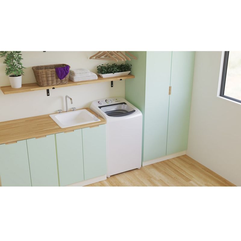 LavadoraConsul12KgcomDosagemEconomicaeCicloEdredomBrancaCWH12BB–127Volts