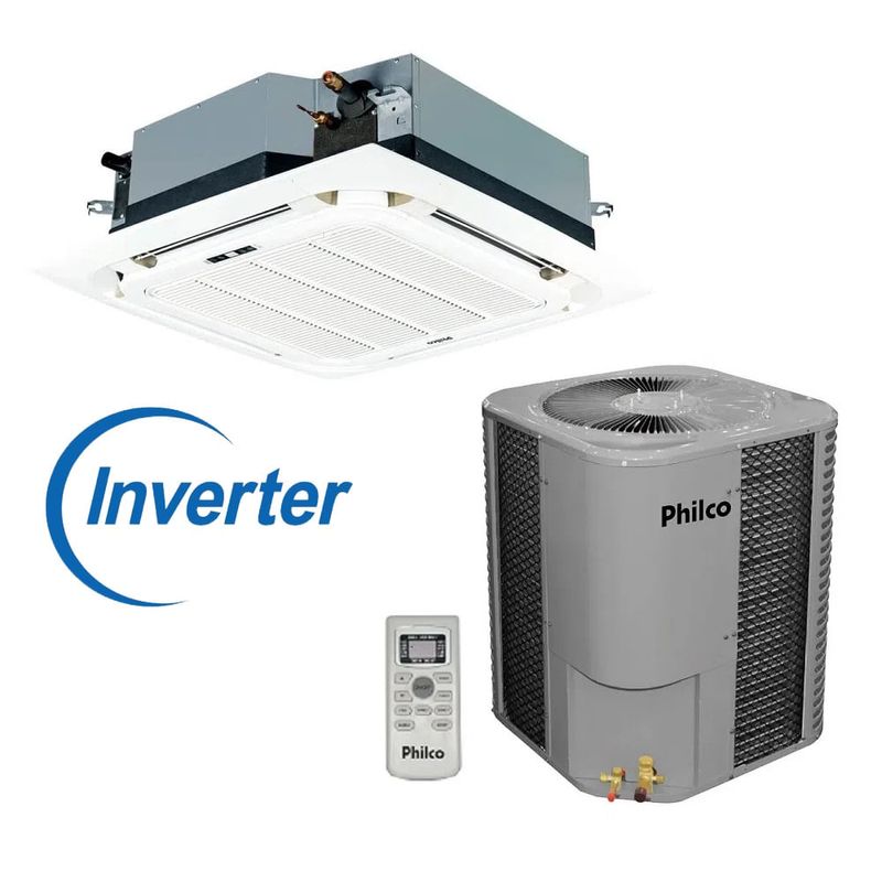 Ar-Condicionado-Split-Cassete-Inverter-Philco-55000-BTU-h-Frio-Trifasico-PAC60000ICFM5---220-Volts