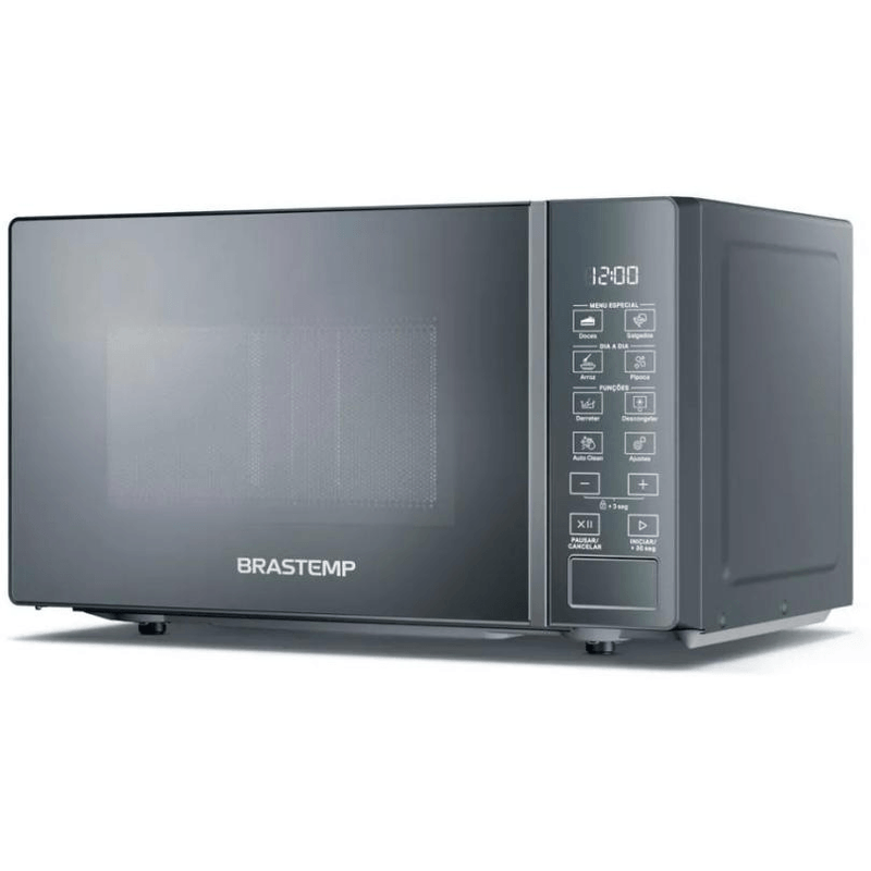 MicroondasBrastemp20LitroscomFuncoesPrepreparoInoxEspelhadoBMS20AR–127volts