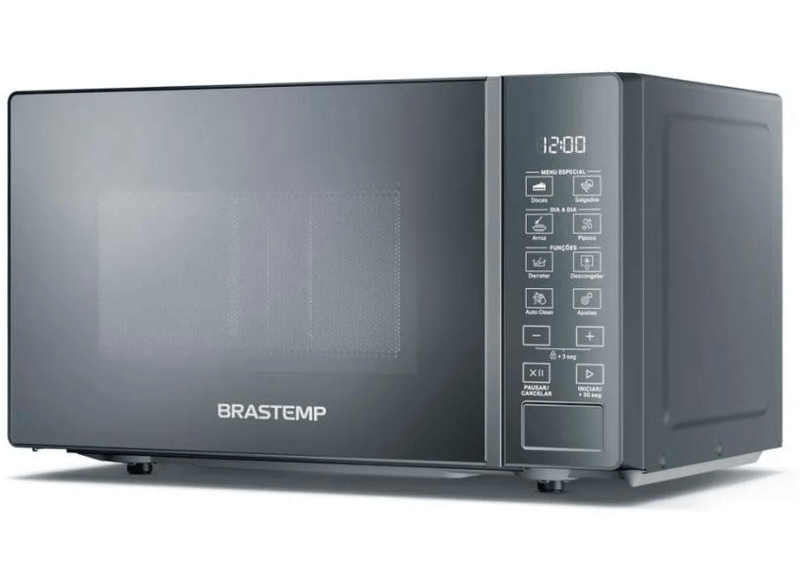 MicroondasBrastemp20LitroscomFuncoesPrepreparoInoxEspelhadoBMS20AR–127volts
