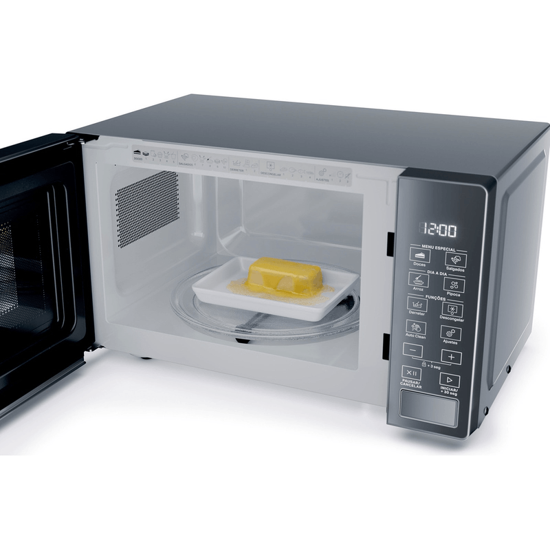 MicroondasBrastemp20LitroscomFuncoesPrepreparoInoxEspelhadoBMS20AR–127volts