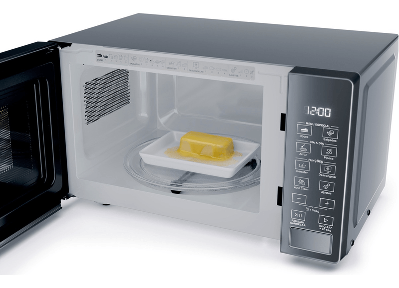 MicroondasBrastemp20LitroscomFuncoesPrepreparoInoxEspelhadoBMS20AR–127volts