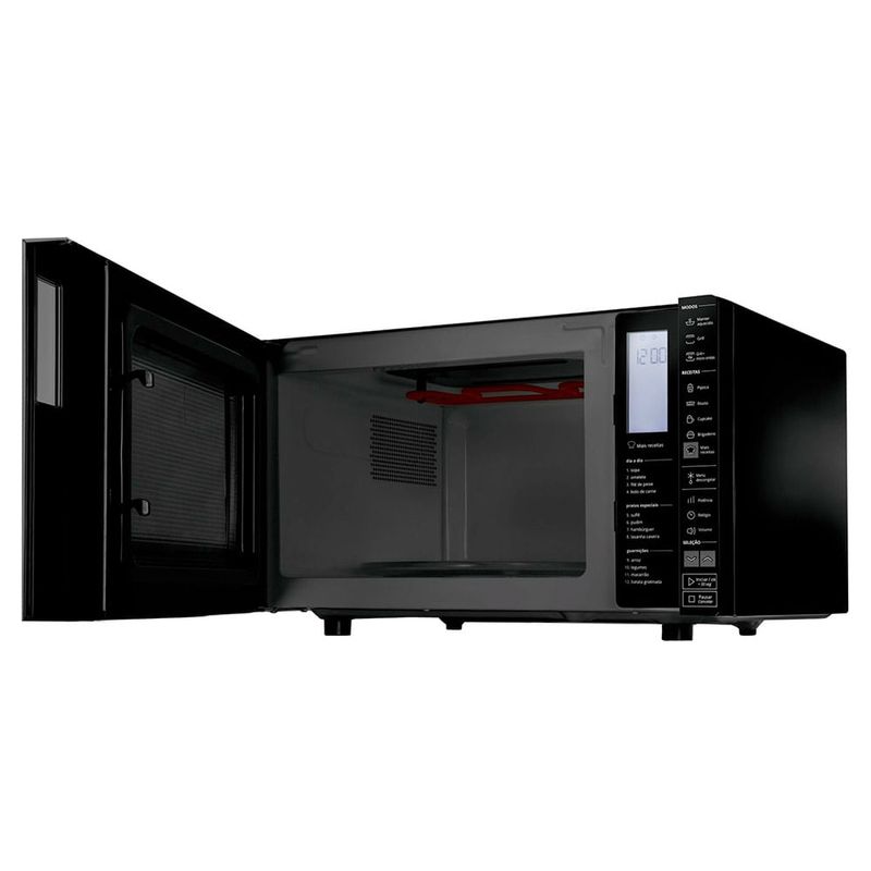 MicroondasBrastemp32LitroscomGrillePainelIntegradoPretoBMG45AE–127Volts