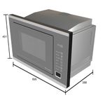 Micro-ondas-de-Embutir-Mueller-25-Litros-Inox-Espelhado-MMO0225G1---220-Volts