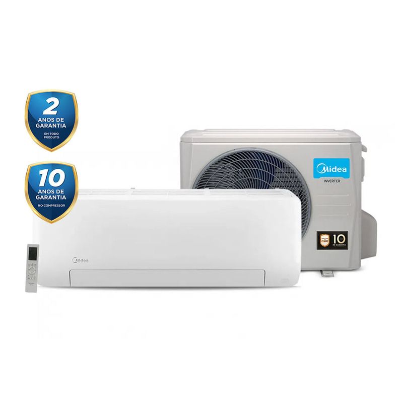 ArCondicionadoSplitHiWallInverterSpringerMideaAllEasyPro18000BTUhQuenteeFrio42AEVQA18M5220Volts